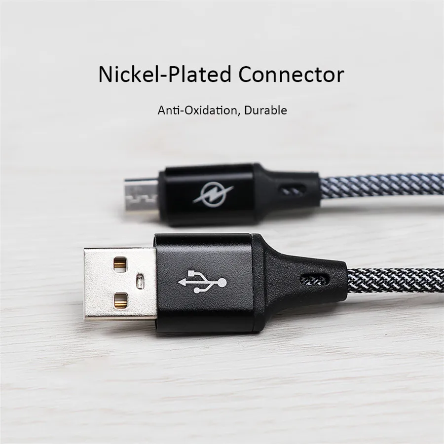 Шейные скобки... Нейлон Плетеный Кабель Micro USB 1 m микро usb для зарядки телефона samsung