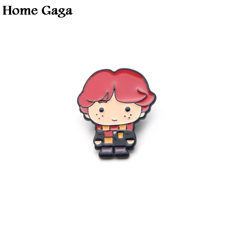 4 Homegaga, Забавный персонаж из фильма, металлические, цинковые, эмалированные булавки, медаль para, рюкзак, рубашка, одежда, рукоделие, броши, значок для мужчин и женщин, D1129 - Цвет: 4