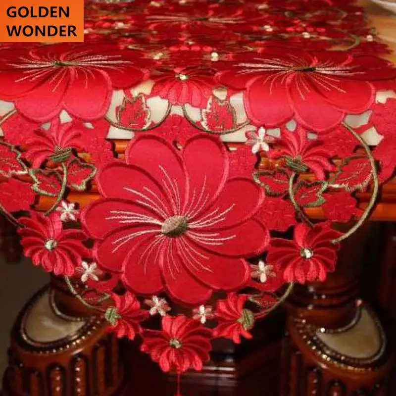 Новое поступление модные современные роскошные скатерти 40 см * 240 скатерть