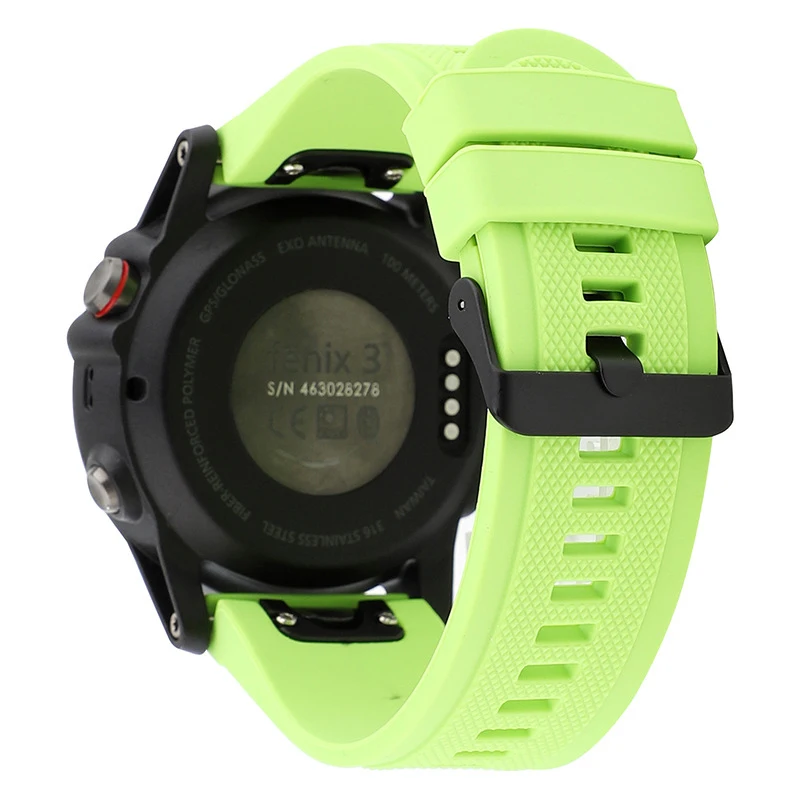 Ремешок силиконовый для наручных часов быстросъемный браслет Garmin Fenix 5X 5 5S plus S60 3 HR