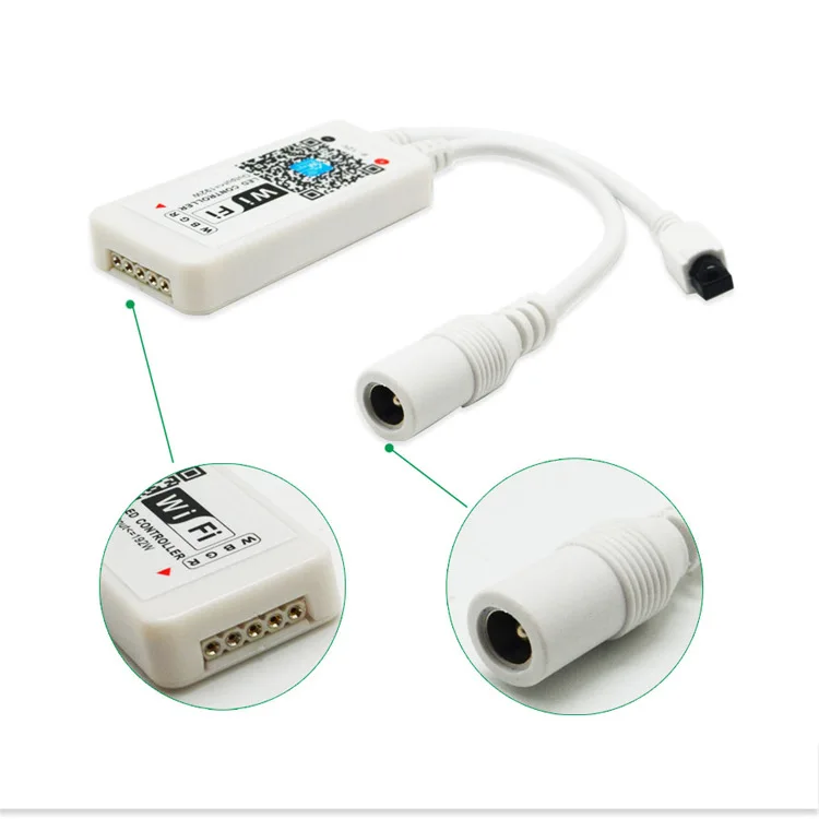 16 миллионов цветов Wifi RGB/RGBW led контроллер управление смартфоном Режим музыки и