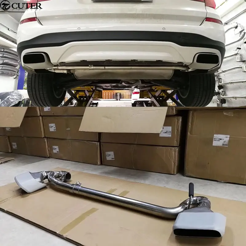 Комплект для кузова автомобиля F25 X3 F26 X4 диффузор заднего бампера выхлопная труба