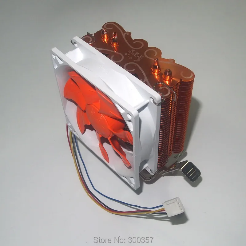 4 Булавки Настольный компьютер PC 2 HEATPIPE Универсальный Процессор кулер компьютера