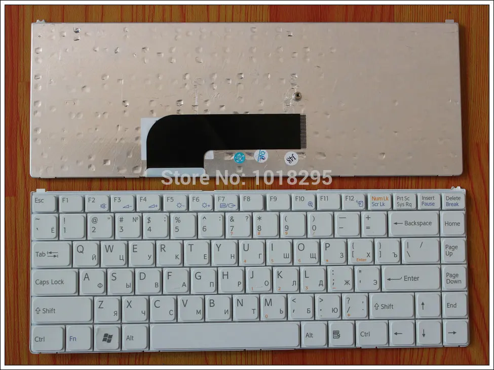 

NEW RU/Russian Keyboard FOR Sony VAIO VGN-N N150P N120G/W N160G N170G N320E N220E N230E N130 Laptop Keyboard White K070278B1