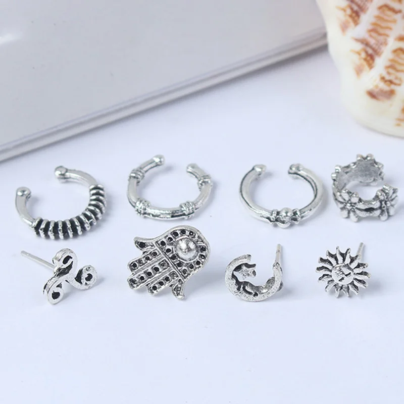 Винтажные шпильки геометрической формы Комплект сережек для женщин девочек