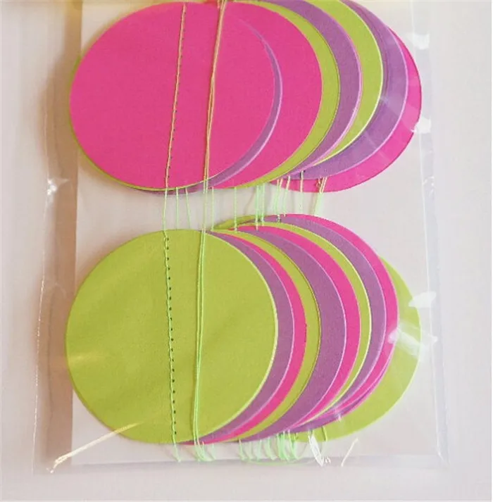 1 шт. круглый многоцветный ручной бумаги гирлянды свадьба ну вечеринку висячие