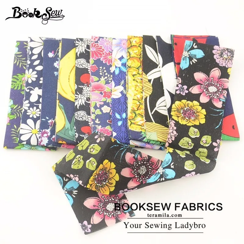 Booksew Cotton Poplin Fabric 12 Pcs/lot 5CMx50CM Jelly Rolls Strips Black And Blue Sewing Tissue Quilting Patchwork Craft Doll|cotton poplin