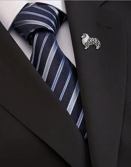 Прямая поставка стоящая брошь в виде шероховатой колли свадебная фотосессия |