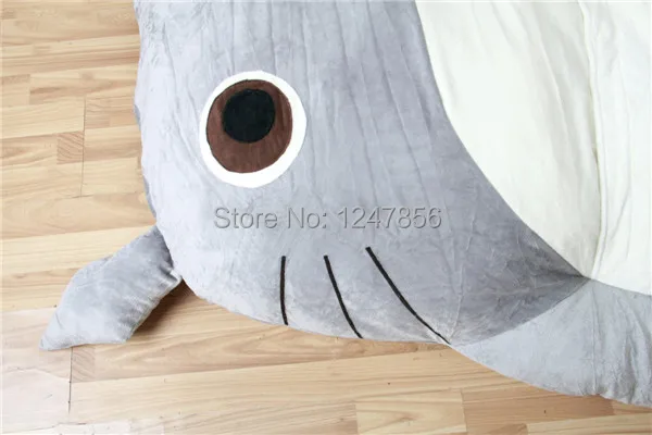 Большой размер мультфильм большая кровать Totoro Подушка Татами Пены памяти наматрасник набивка плюшевый подарок Тоторо двуспальная кровать colchones