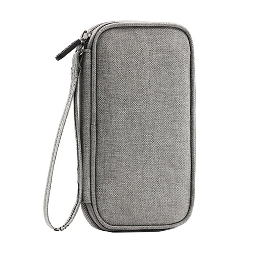 Gray Cable Bag Дорожный Кабельный органайзер электронные аксессуары цифровой USB гаджет Органайзер зарядное устройство для наушников приводы провода чехол косметичка - Цвет: Gray Cable Bag