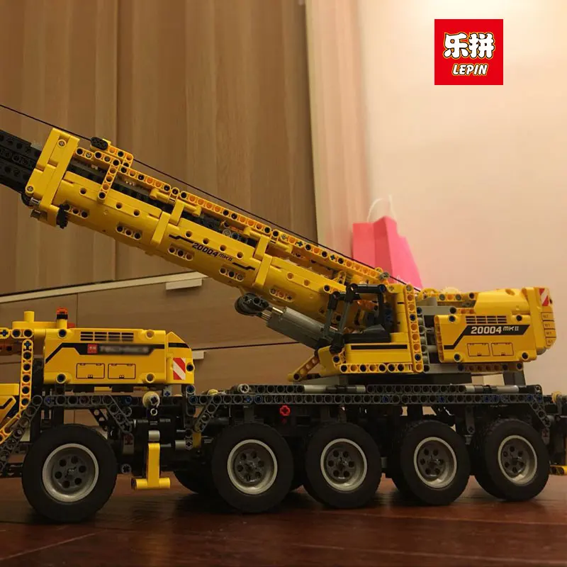 DHL 20004 2606 шт моторная техника мощный мобильный кран Mk II модель строительные наборы блоки кирпичи Рождественский подарок игрушка 42009