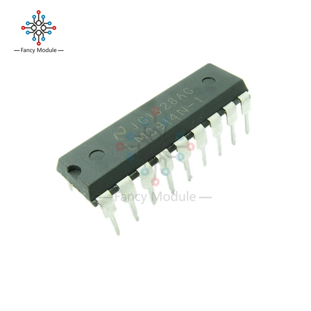 10 шт. LM3914 DIP 18 LM3914N 1 светодиодный дисплей IC новый оригинальный|ic led|ic driveric led driver |