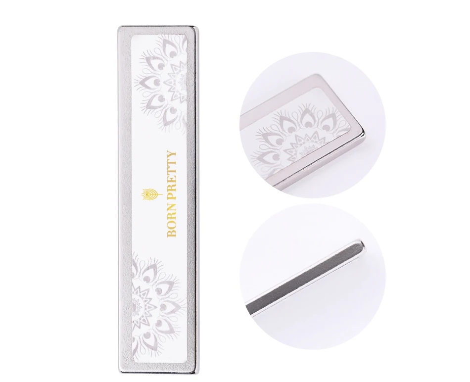 BORN PRETTY Cat Eye магнитная палочка 3D эффект сильная пластина инструменты для дизайна ногтей изогнутая линия полоса для Гель-лак для использования с магнитом лак