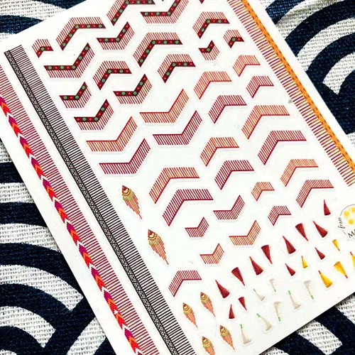 Серия MAGICO оригинальные цветочные узоры классная наклейка с рисунком для