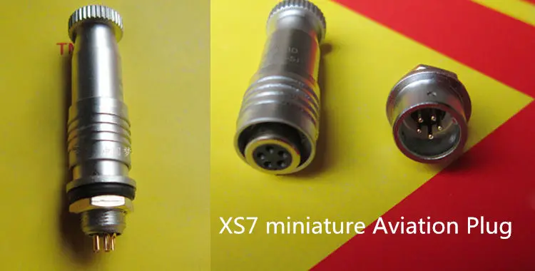 1 шт. миниатюрный авиационный соединитель AP033 XS7 2/3/4/5Pin 7 мм наружный и гнездовой