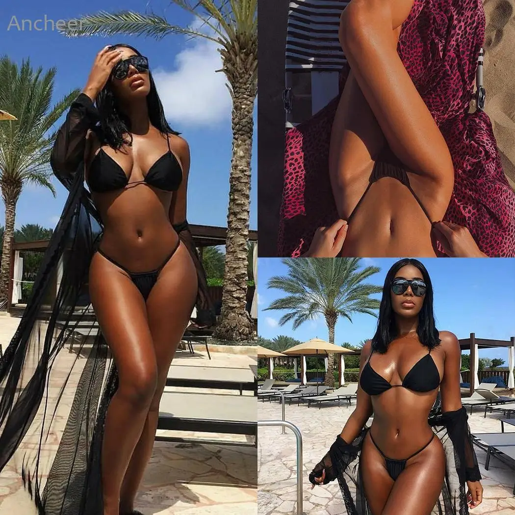 Сексуальный женский воротник хомутиком без спины из двух частей сплошной набор