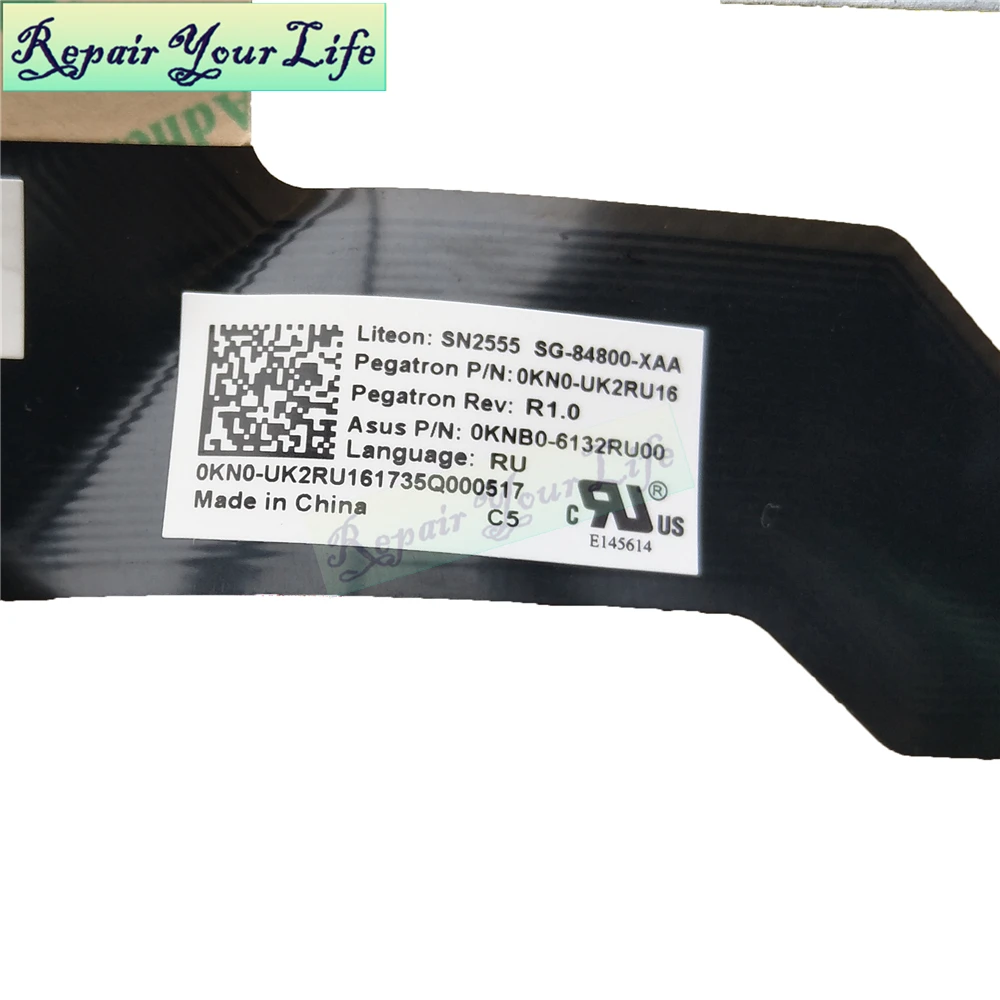 Оригинальный X541 R541 Русская клавиатура для ноутбука Asus LA SA UA UV RU Новый черный 84800 XAA