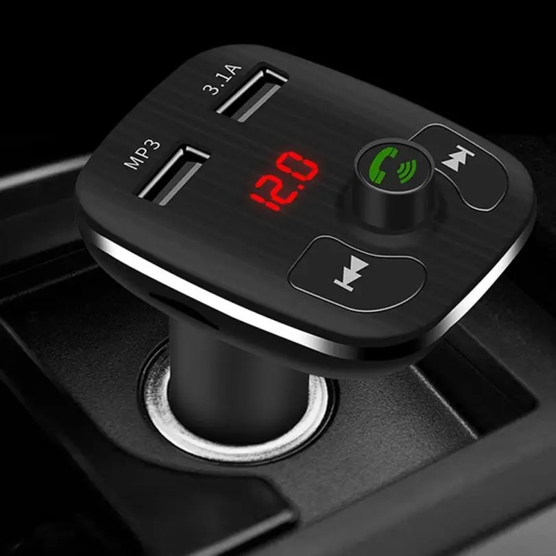 Новые автомобильные зарядные устройства с двумя usb-портами Bluetooth FM передатчики