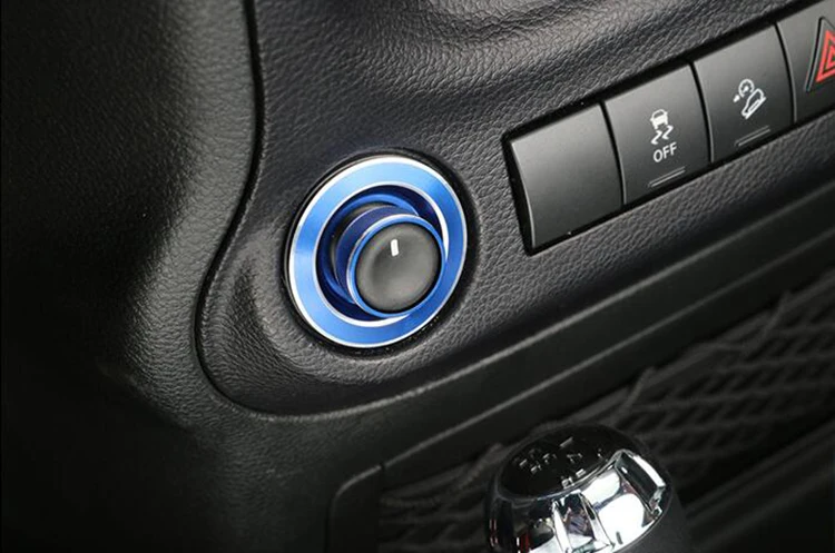 Черное зеркало бокового вида с регулируемой кнопкой переключения и кольцом