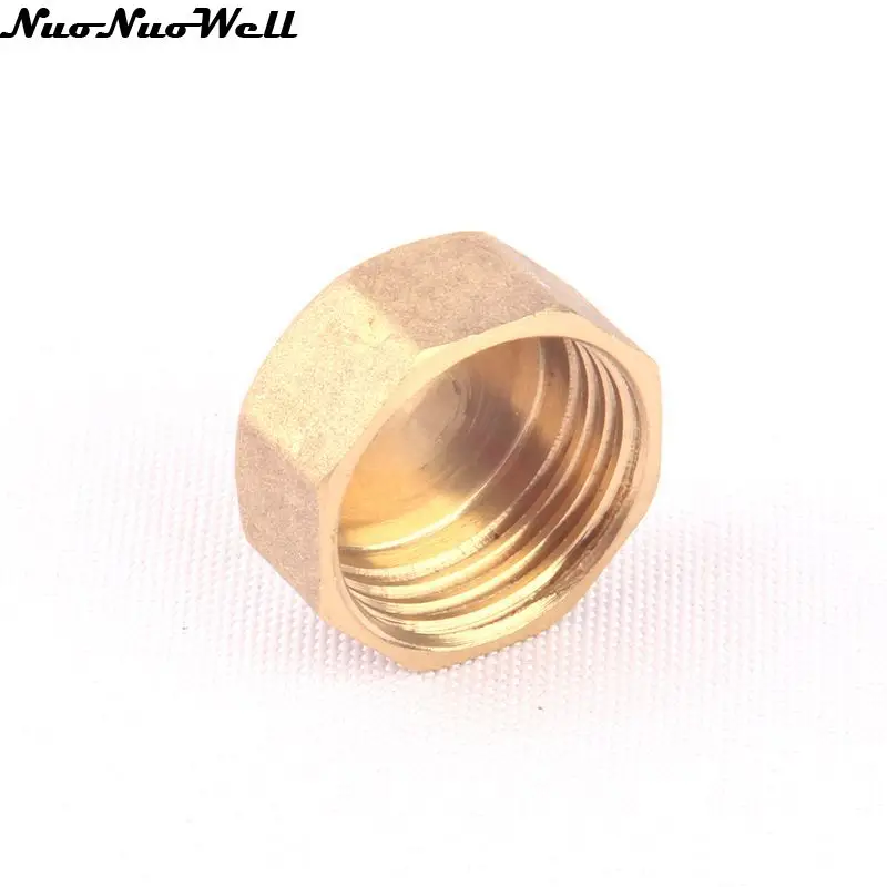 

1/2 Inch Female Thread Nipple Brass Octagonal Head Pipe Fitting Countersunk End Plug Socket Operating Water Hose Gun Accessories