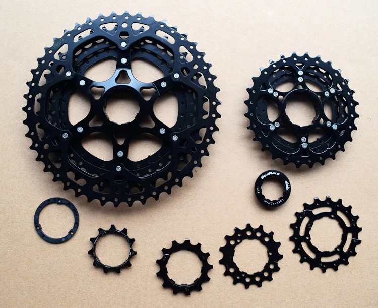 11 скоростей 11-46T кассета Золотая MTB экономия труда подъем для переменной скорости