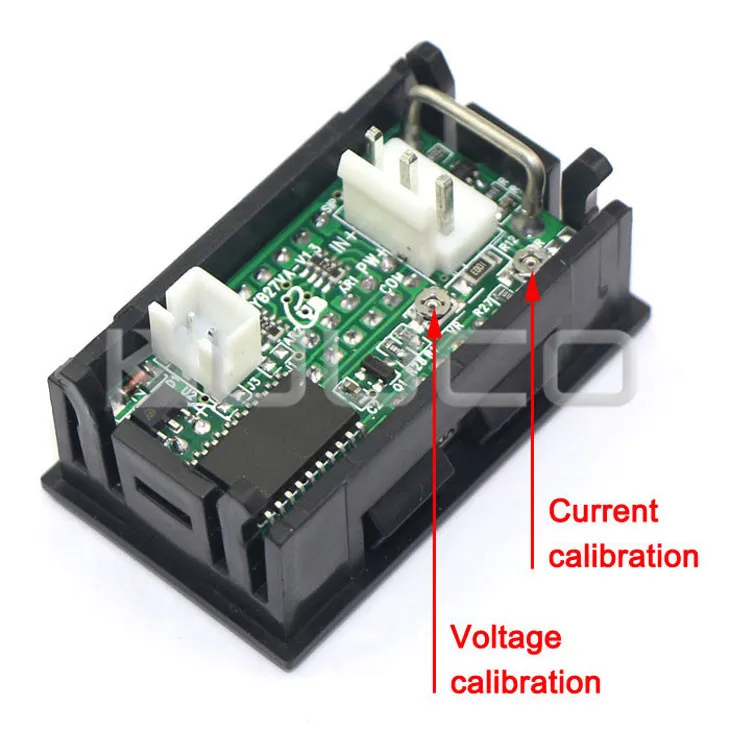 Цифровой вольтметр амперметр постоянный ток 0 ~ 100 В/10 А измеритель напряжения 2 в 1