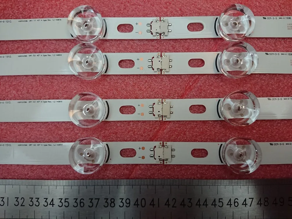 10 комплектов = 80 светодиодный т. светодиодных лент для подсветки LG 40LF630V 40LF6300 40LH5300