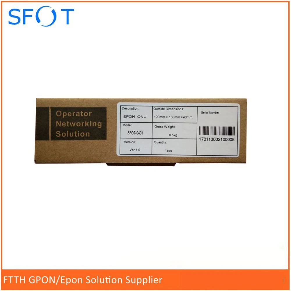 Сетевые маршрутизаторы телекоммуникационное оборудование 4 порта GE EPON ONU|epon