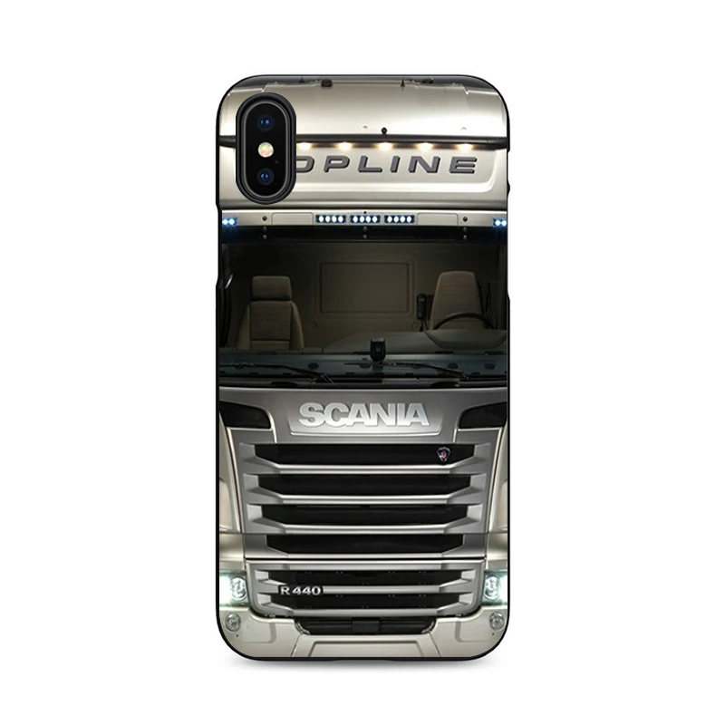 SCANIA грузовик мягкий силиконовый черный чехол для телефона для iPhone XR XS MAX 6 7 8 plus 5 5S 6s se для Apple X 10 лучший дизайн корпуса