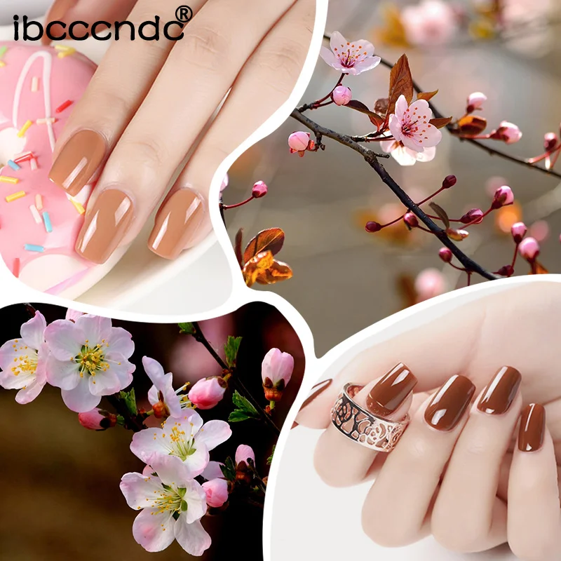 10 мл Коричневая серия цветов Гель лак для ногтей отмачиваемый УФ светодиодный