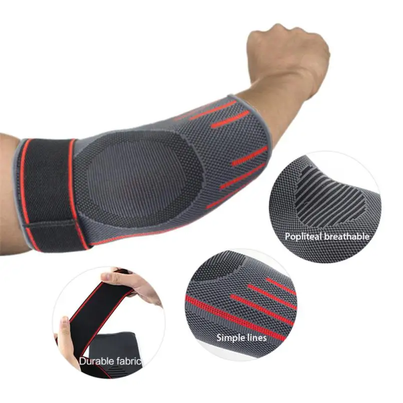 

FishSunday Elbow Protector Support Muscle Joint Sports Moderate Compression Support Sleeve 0709