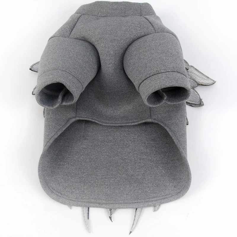 Модный Индивидуальный темно-серый свитер для собак одежда с крылышками в форме