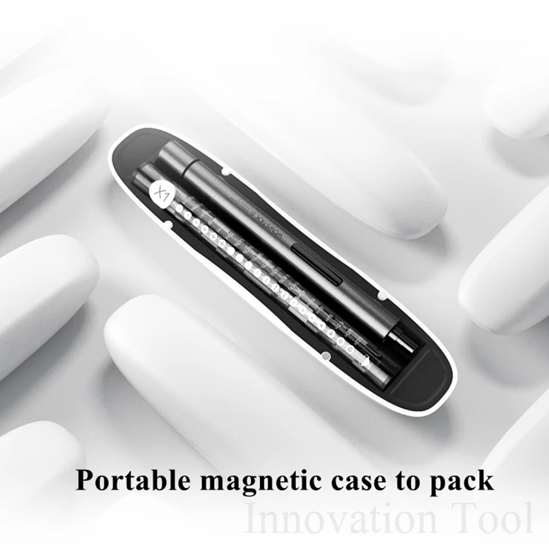 Wowstick 1F Pro мини-прецизионная электрическая отвертка Беспроводная перезаряжаемая литиевая батарея отвертка со светодиодный светильник 56 шт