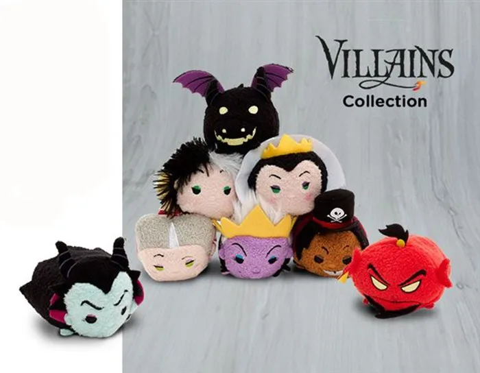 Редкие Злодеи Коллекция Maleficent Dragon Alice Evil queen Dr. Facilier Ursula Cruella De Vil мини плюшевые игрушки подарок