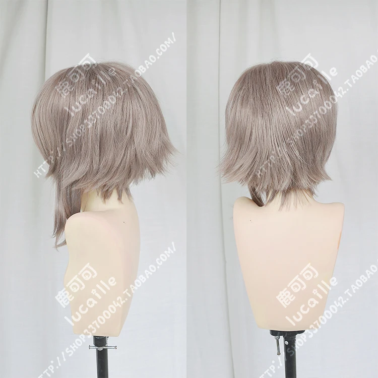 Аниме Принцесса главный Ange косплей парик короткие Серебристые серые