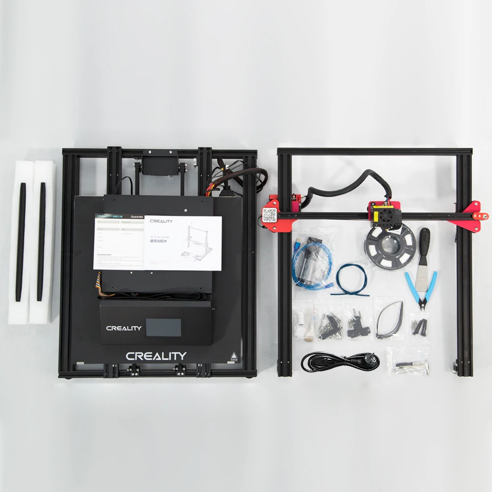 Creality 3D CR-10 Max 3d принтер DIY набор большой 3d принтер 450*450*470 мм автоматическое выравнивание печать с сенсорным экраном 8G TF карта