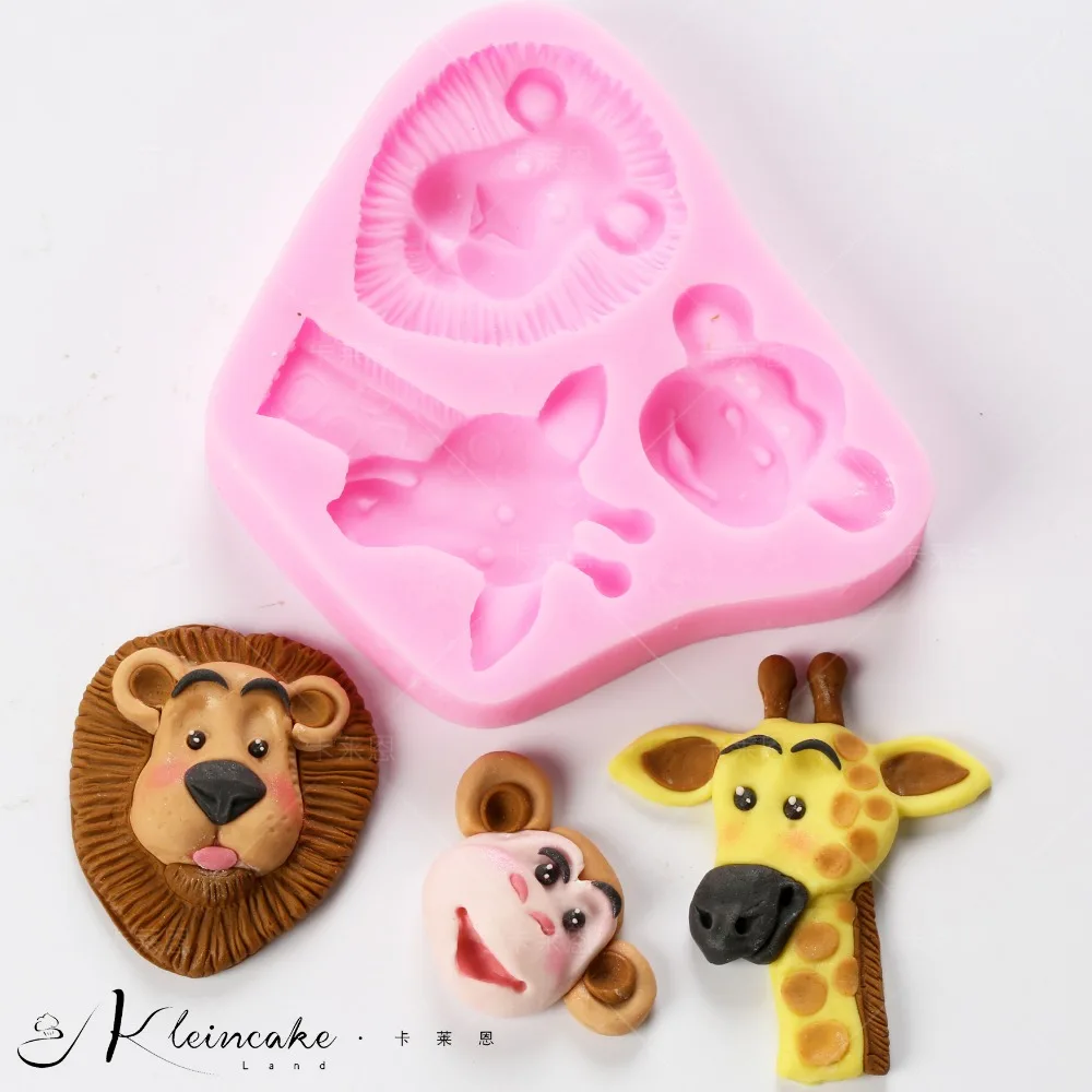 Yueyue Sugarcraft зверушка Мальчик День Рождения силиконовая форма для торта помадная