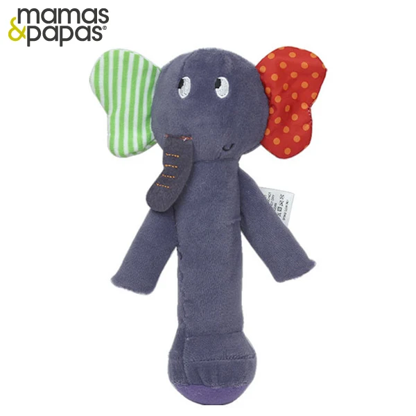 Продвижение мамы и папы фиолетовый слон BB палка куранты детские плюшевые