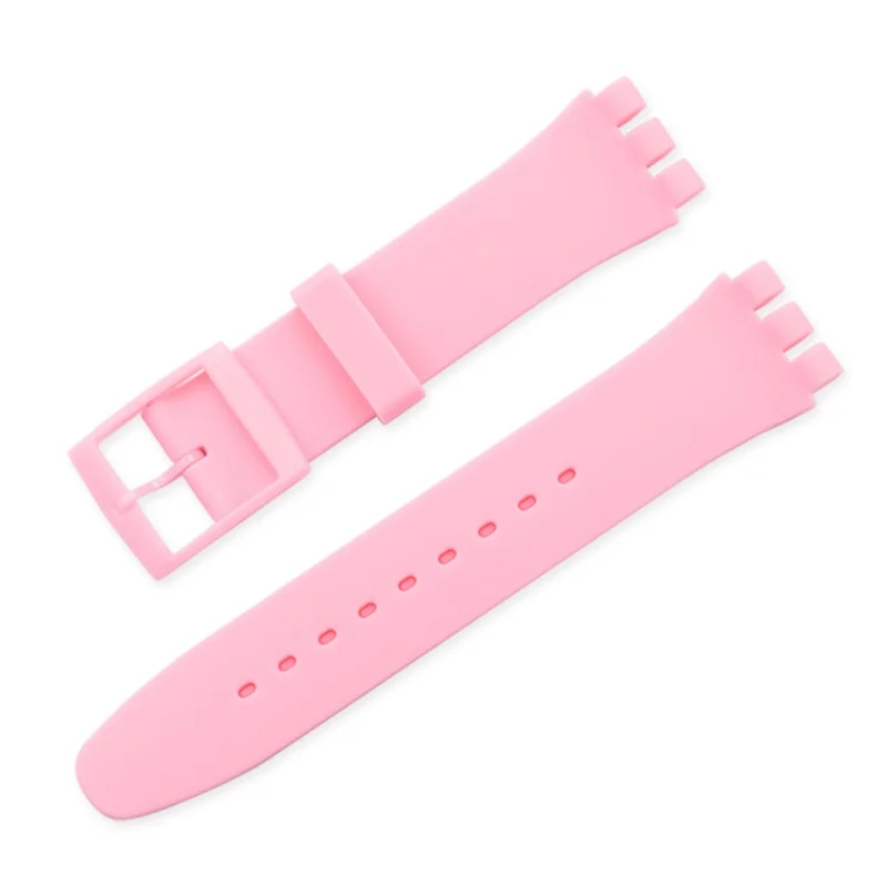 Ремешок для часов образец ремешка Пряжка для SWATCH силиконовый ремешок для часов 12 мм 16 мм 17 мм 19 мм 20 мм резиновый ремешок аксессуары для часов