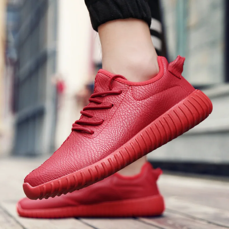 

Men Shoes Leather Vulcanized Black Shoes Mens Krasovki Spring Autumn Lace Up Men Tenis Fashion Sneakers Luxury Brand SNneakers