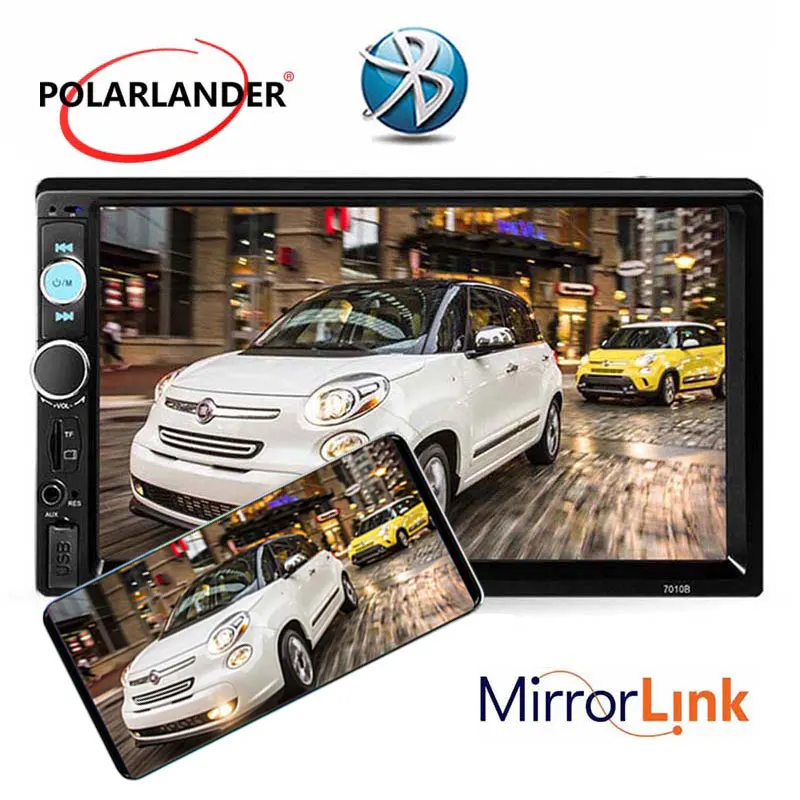 Зеркало Ссылка для Android 7 'ɲ DIN Bluetooth Хендс-фри вызов общие модели ЖК сенсорный