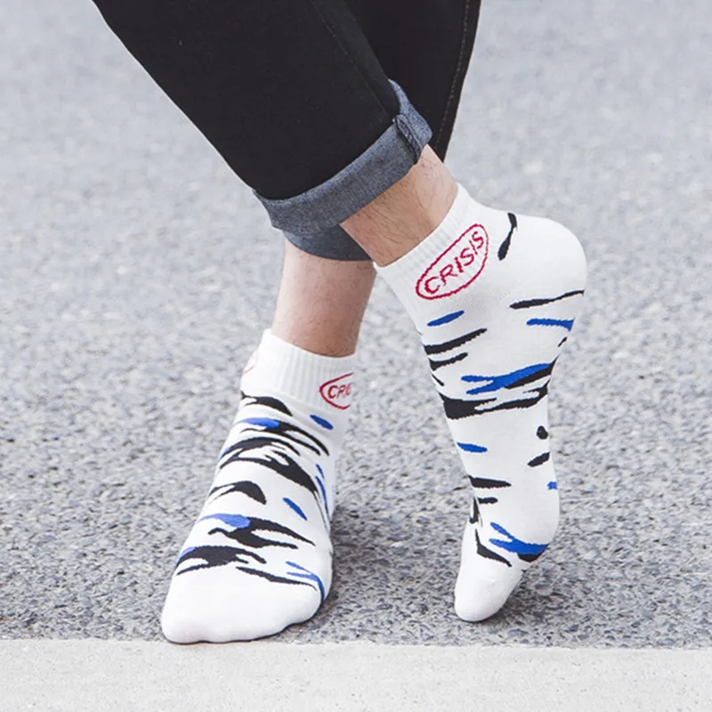 5 Corlors Для мужчин носки Высококачественная камуфляжная Calcetines конкретных Meias