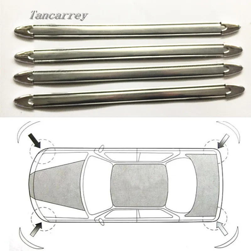 4 шт./лот защита бампера для subaru forester golf mk5 mazda 6 2006 volvo ford mondeo mk4 hyundai аксессуары