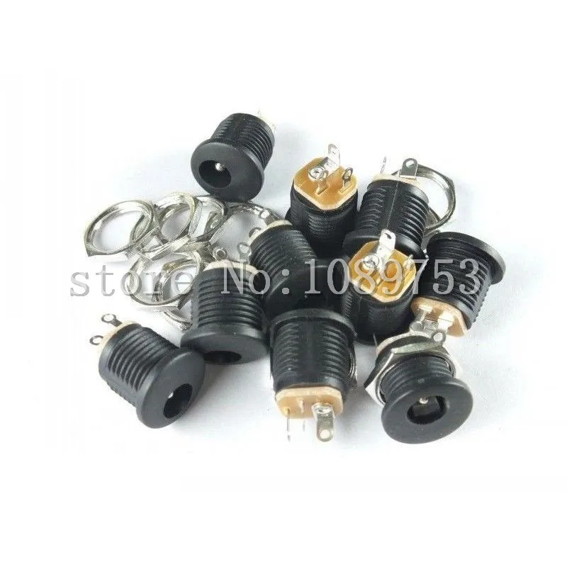 100pcs x DC Power Outlet Jack Socket 5.5x2.1mm Diameter 5.5mm Inner Pin 2.1mm | Обустройство дома