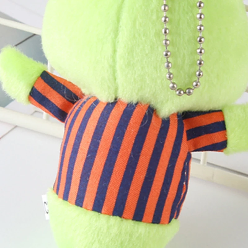 

2019 New Arrival Key Chains Holder Pendant Stuffed Kids Toy Appease Doll Bag Charm Cute Frog Soft Toy Crib Mobile Car Ornament