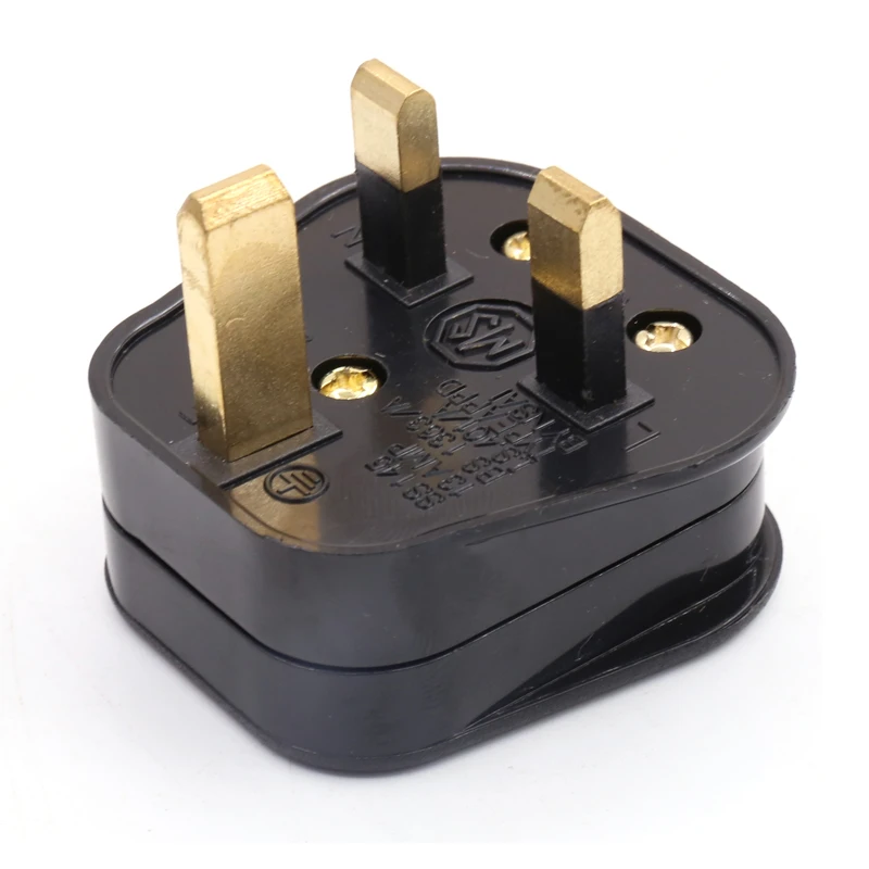 

2 Pcs UK(G) Gold Plated 13A HIFI Mains Power Plug for UK Ireland connector