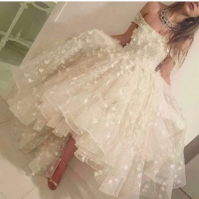 

Lace Vestido De Noiva Muslim Wedding Dresses Ball Gown Off The Shoulder Hi Low Pearls Dubai Arabic Wedding Gown Bridal