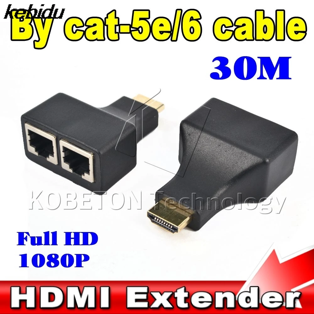 2 шт./компл. совместимому с HDMI к двойной Порты RJ45 сетевой кабель удлинитель по от