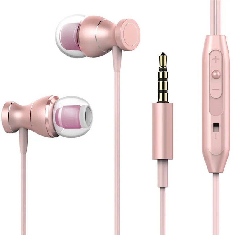 Высокое качество наушники в ухо металлические супер бас auriculares стерео гарнитура