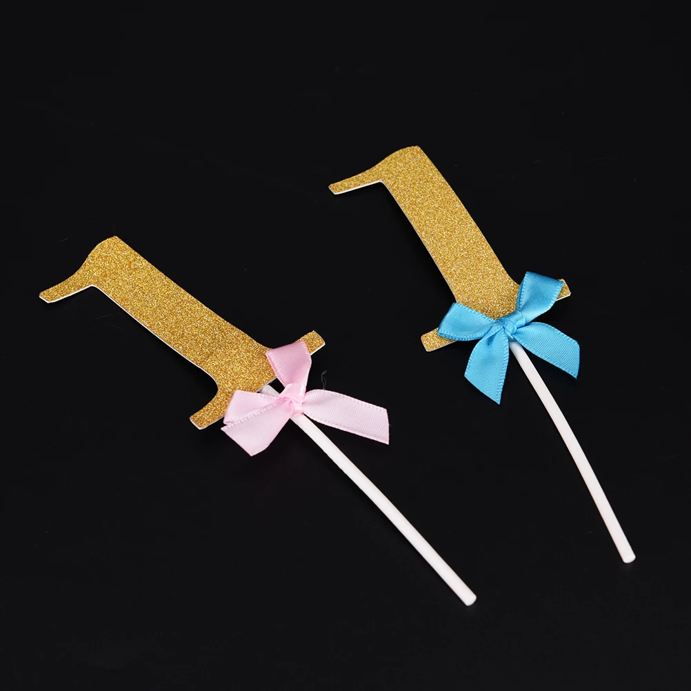 3 шт. для мальчиков и девочек первого дня рождения кексов торжества украшения I AM